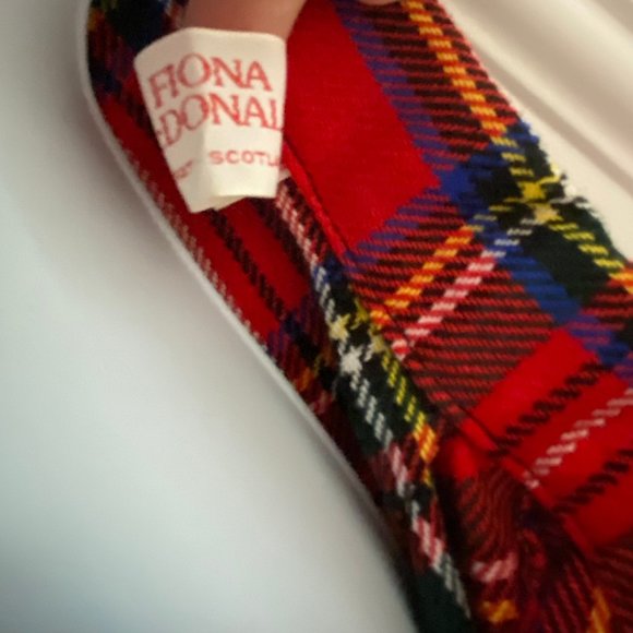 Fiona McDonald Vintage Girls Scottish Skirt Set - Picture 2 of 7